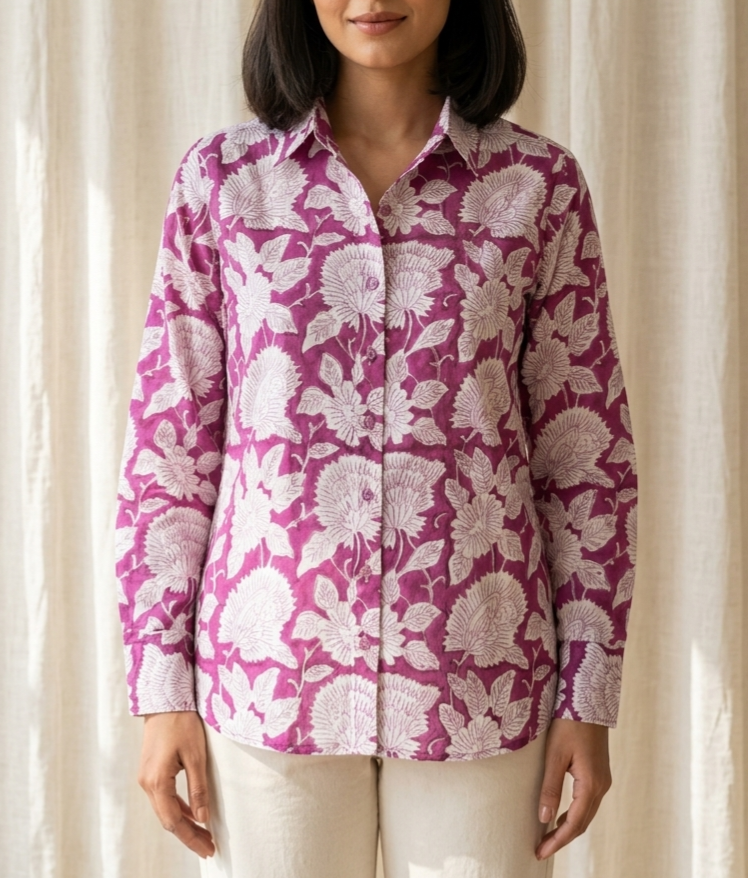 Jamuni Rose Garden Women's Shirt