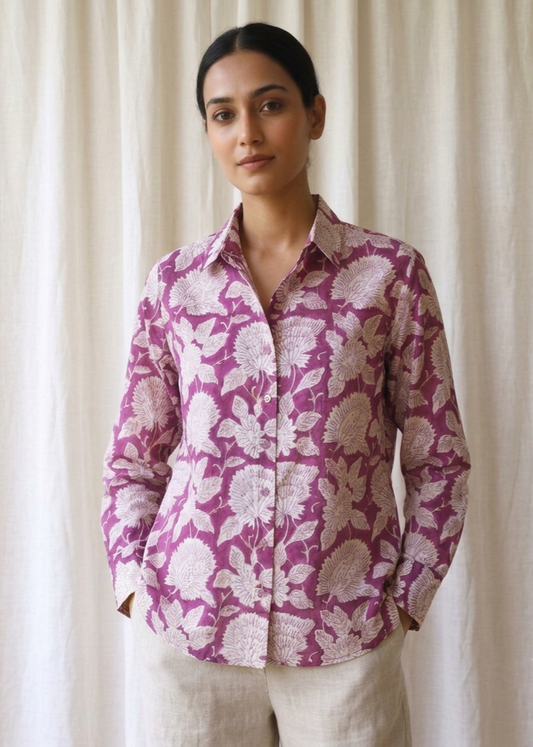 Jamuni Rose Garden Women's Shirt