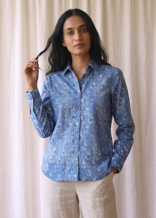 Indigo Buti Women's Shirt