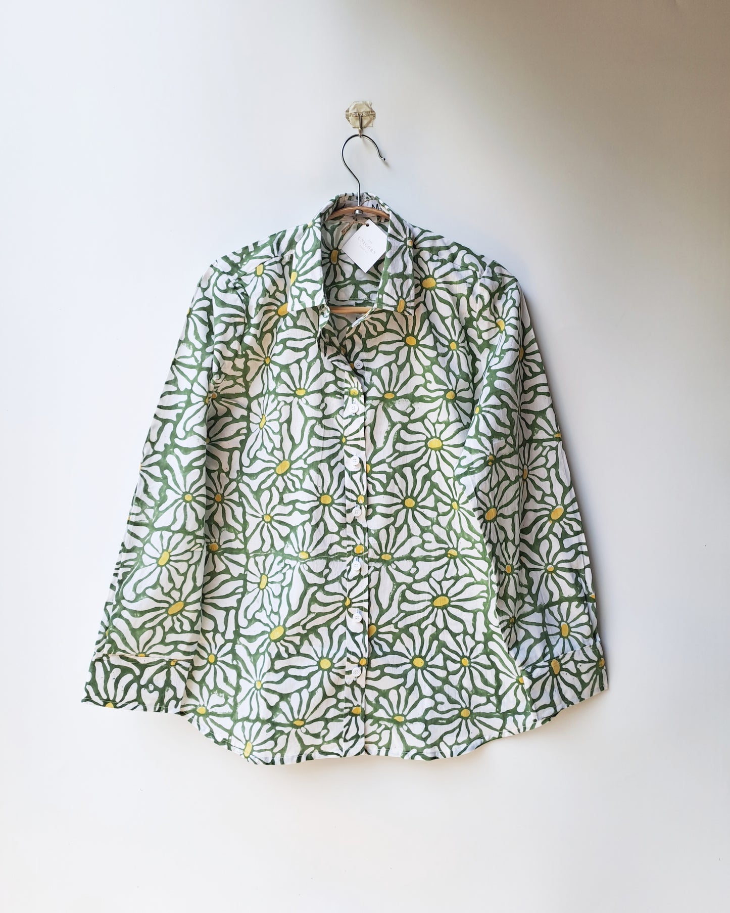 Green Daisy Field Shirt