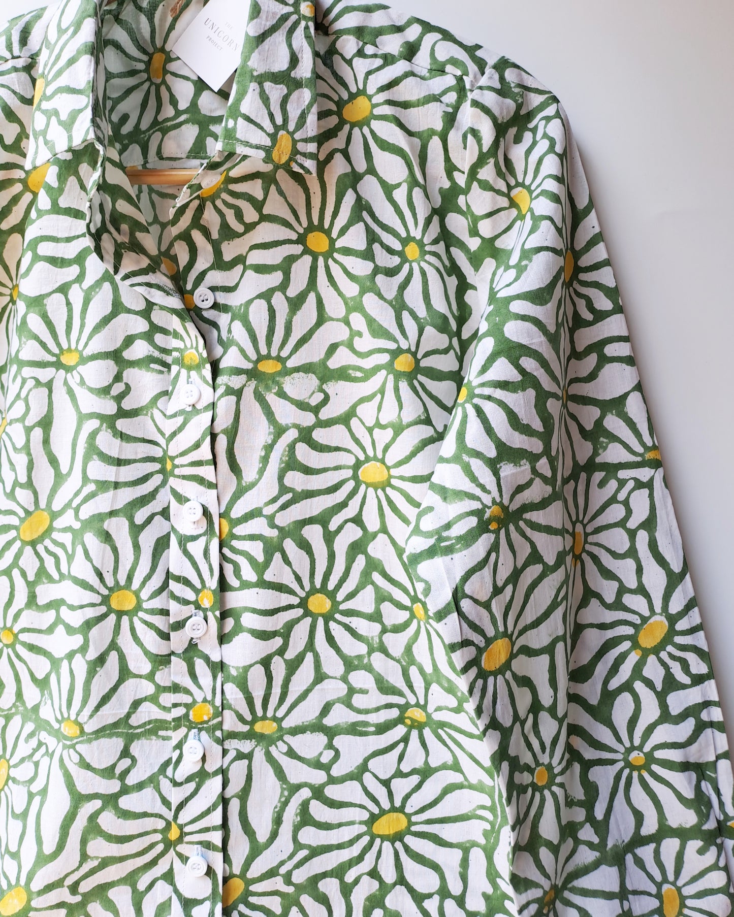 Green Daisy Field Shirt
