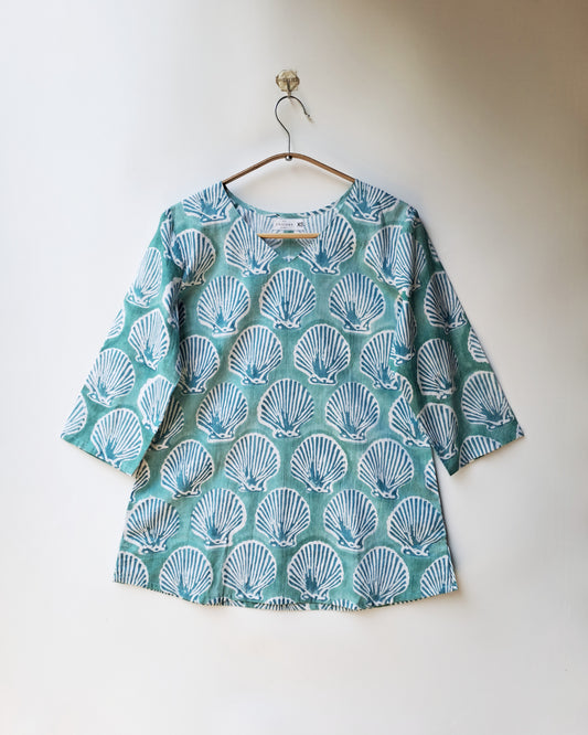 Aqua Shell Short Top