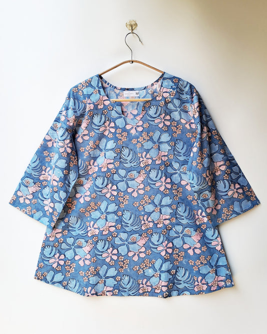 Sky Bloom Short Top