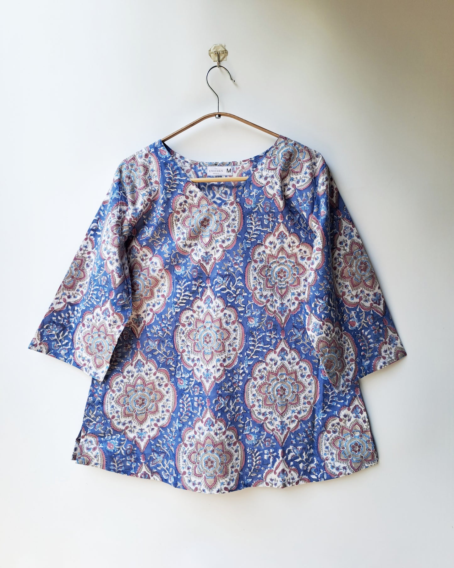 Blue Royal Motif Short Top