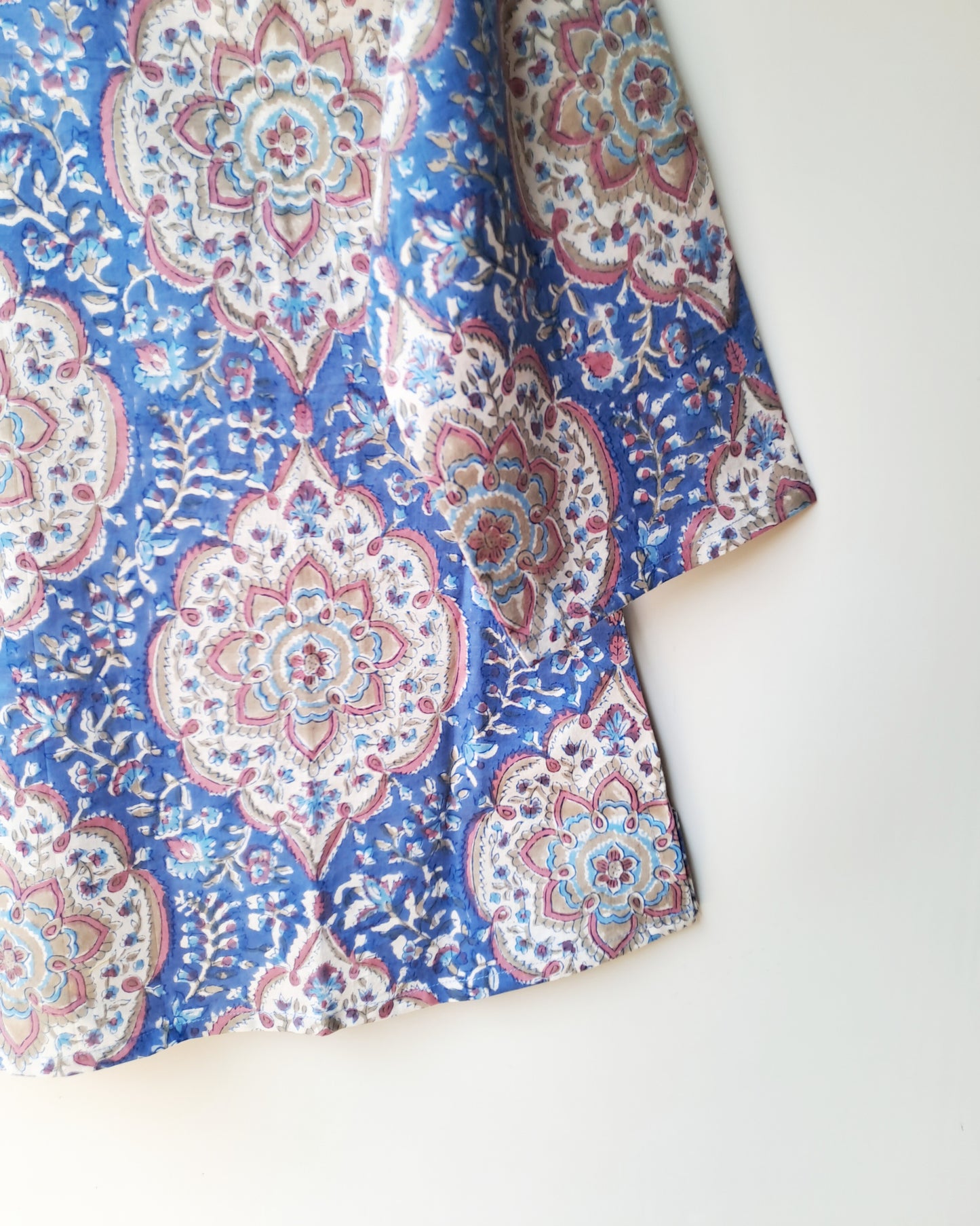 Blue Royal Motif Short Top