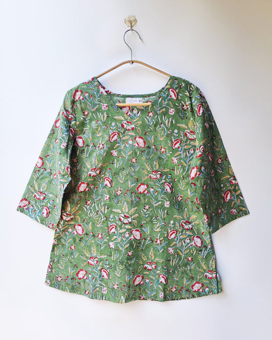 Garden Green Short Top