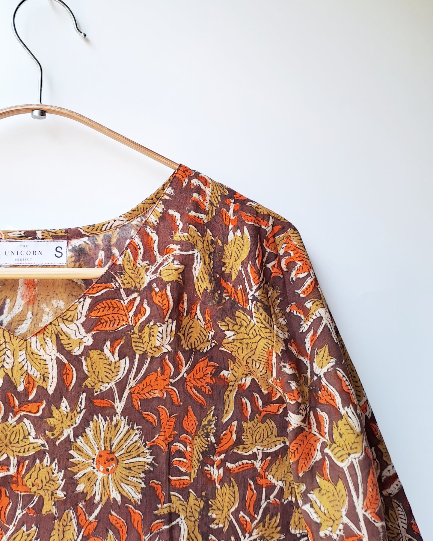 Earthy Floral Short Top