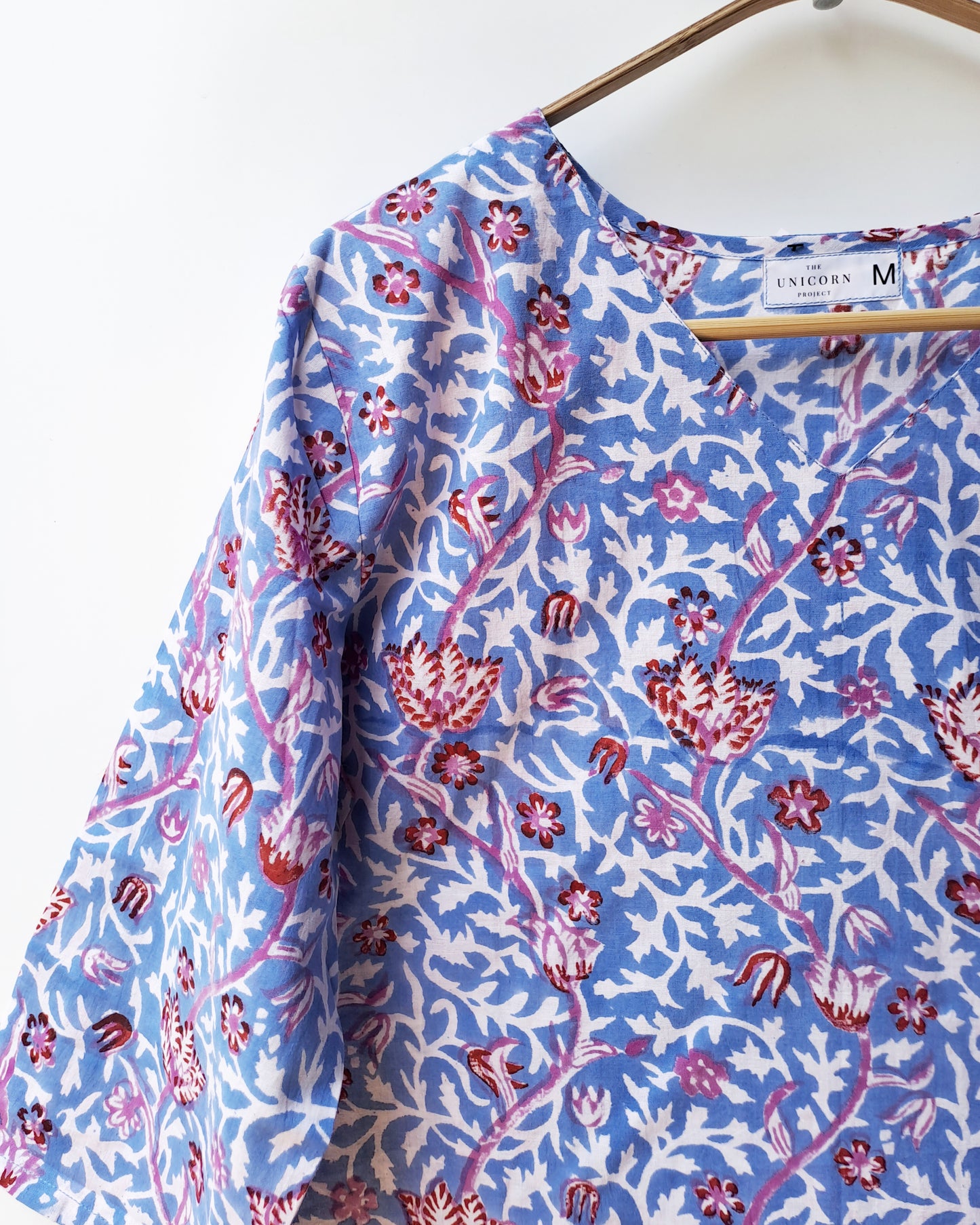 Tropical Blue Short Top