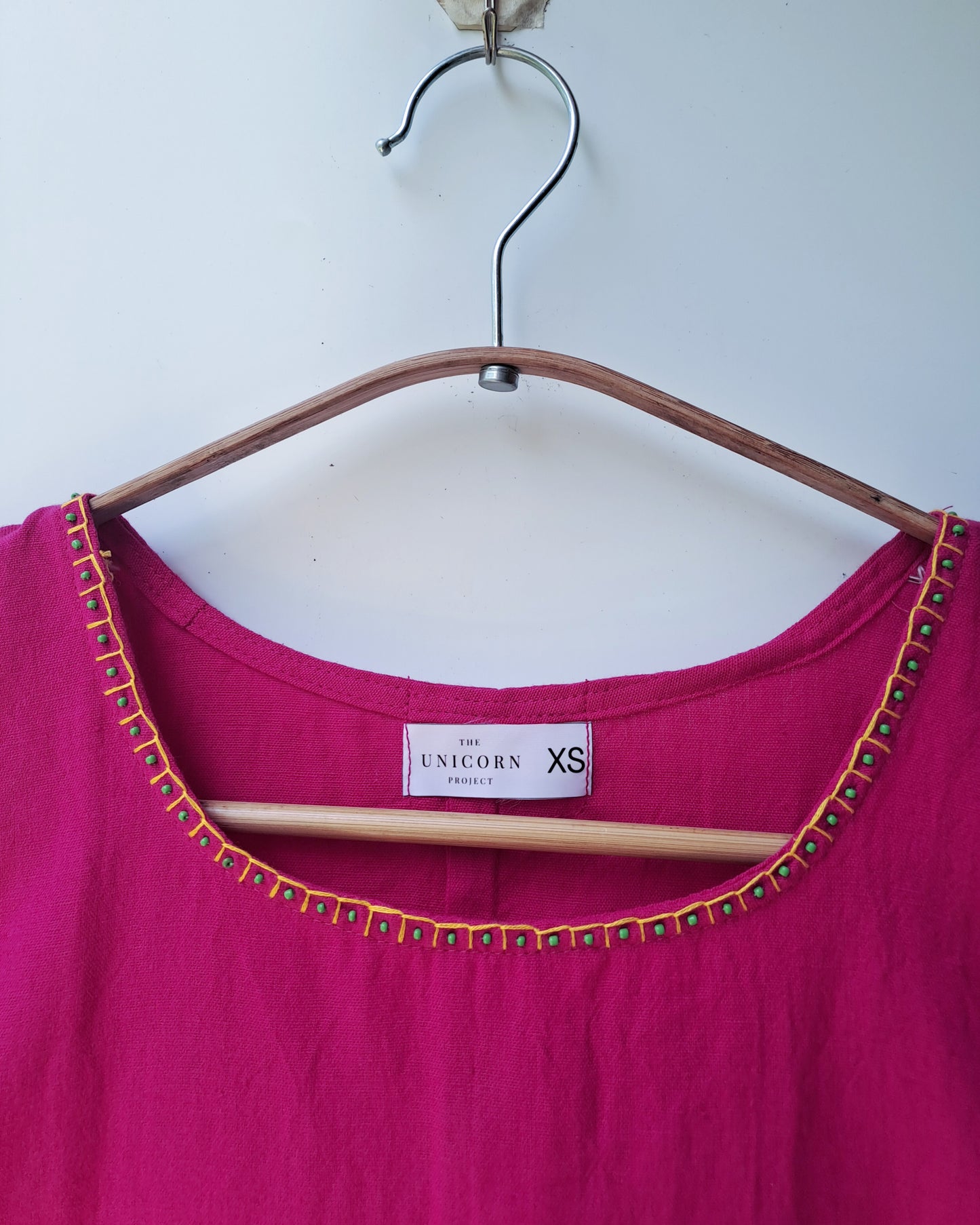 Bouganvillea Embroidered Sleeveless Top