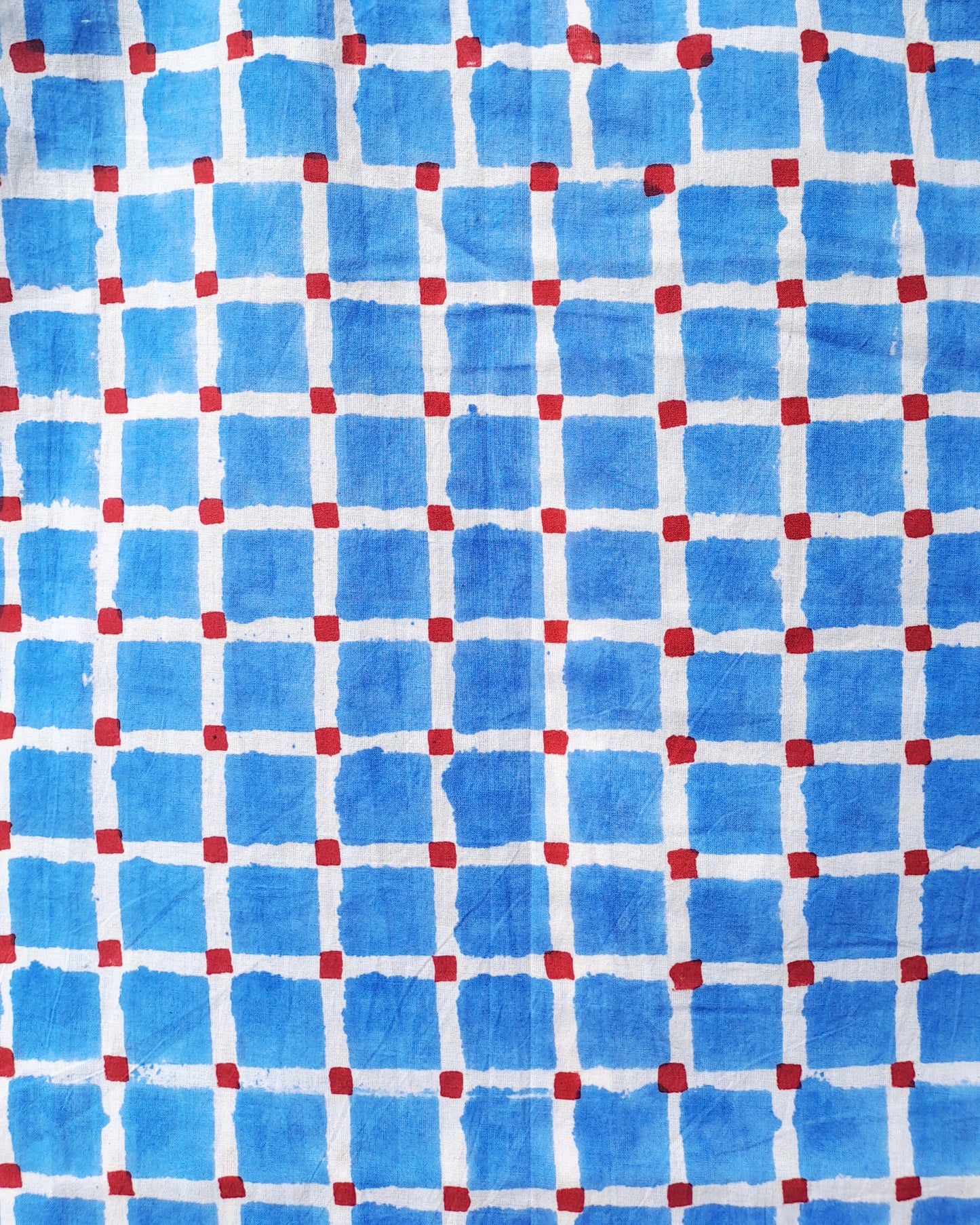 Blue Checks Top