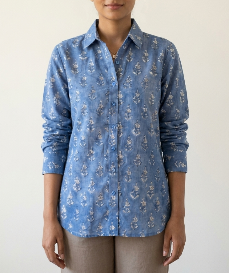 Indigo Buti Women's Shirt